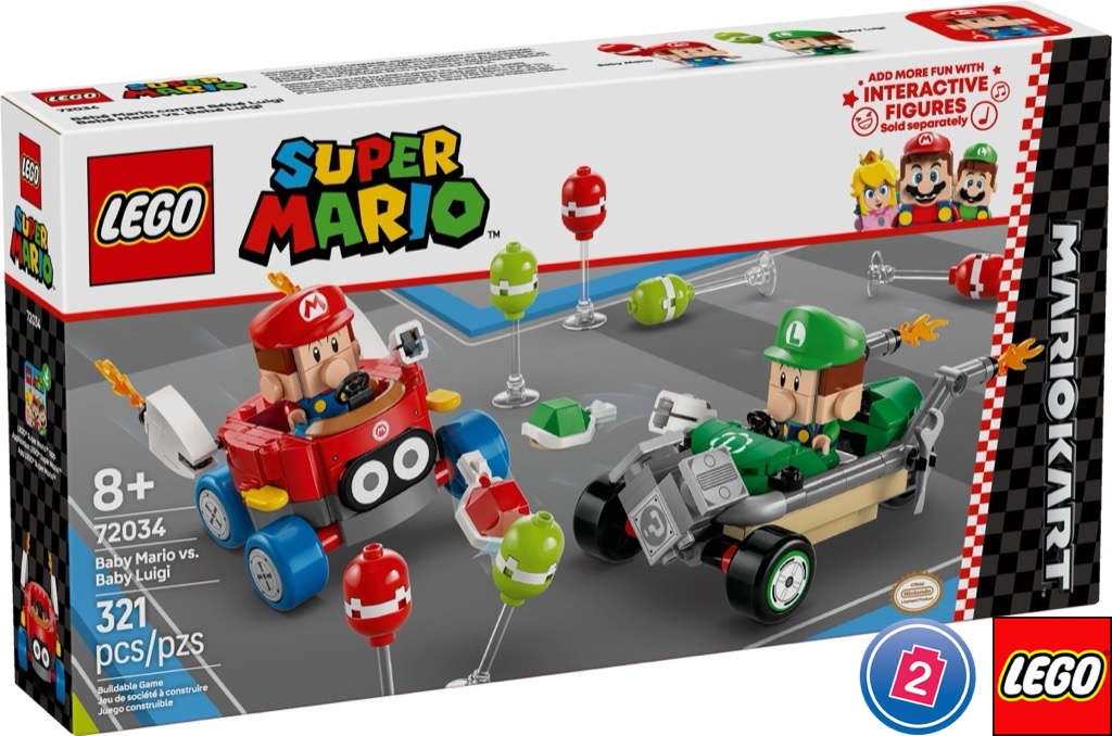 เลโก้ LEGO Super Mario 72034 Baby Mario vs. Baby Luigi