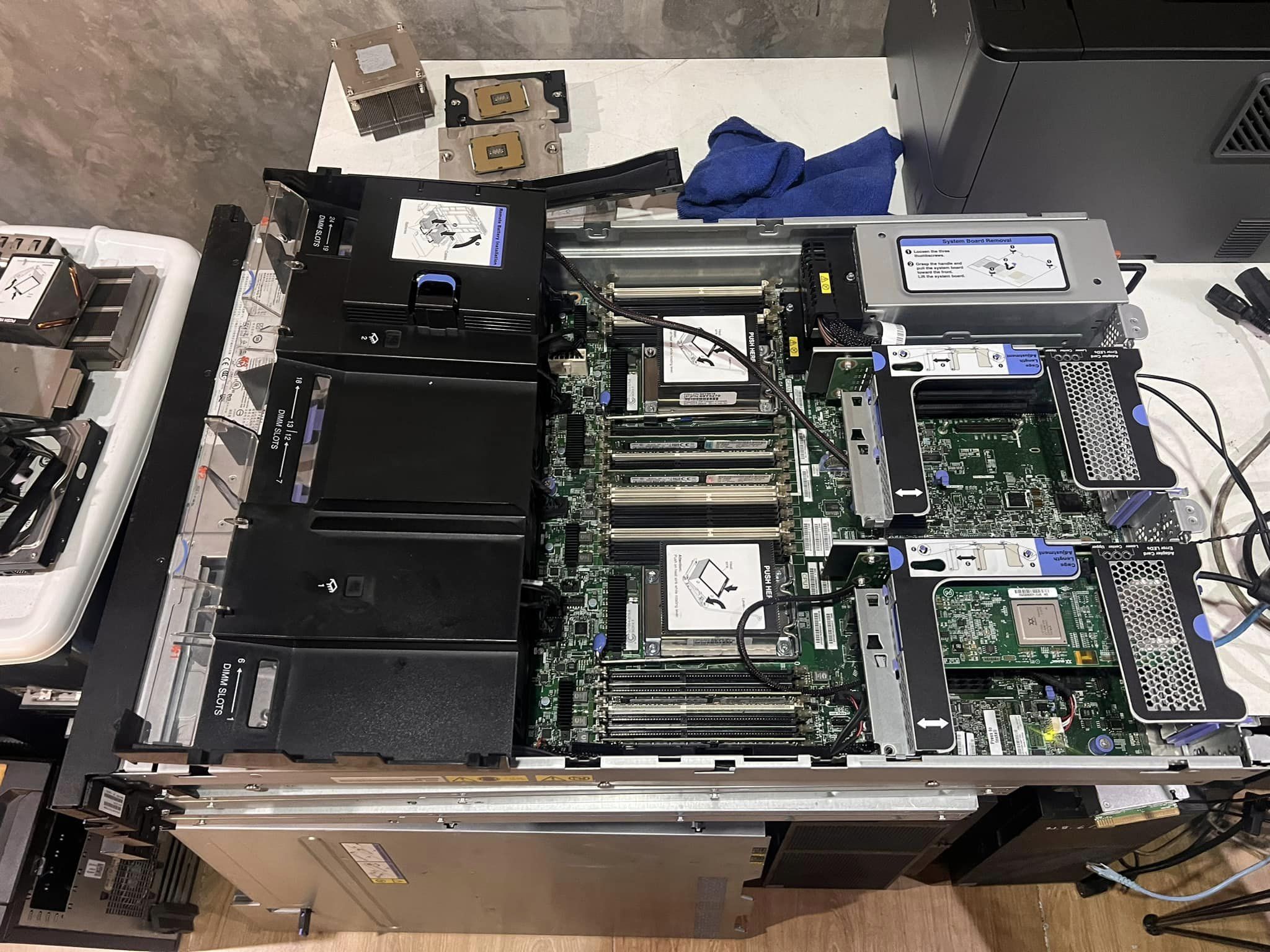 ibm x3650 m4 32gb 2cpu 20cores เซิฟเวอร์มือสองพร้อมใช้งาน