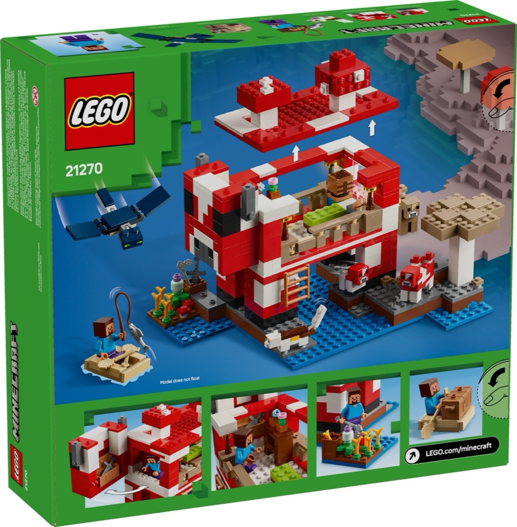 เลโก้ LEGO Minecraft 21270 The Mooshroom House