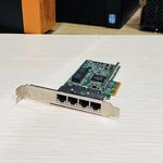 การ์ด lan server 1gb 4 port Broadcom 5719 Quad แบบขายาวมือสองพร้อมใช้งาน