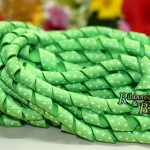 ริบบิ้นเกลียวลายจุด กว้าง 10 mm #Y37