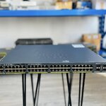 Cisco C2960X 48FPS L Gigabit PoE 740W สวิทซิสโก้พิโออีมือสองพร้อมใช้งาน