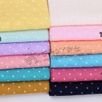 ริบบิ้นผ้าทำโบว์เกาหลี ประดับจุดนูน ขนาด กว้าง 6 ซม..#FB24