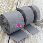 ริบบิ้นผ้าลูกฟูก สีเทา(009 Light silver) #PC2