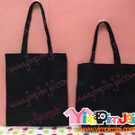 กระเป๋าผ้า สีดำ ตามสั่ง น่าใช้