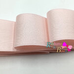ริบบิ้น poly-cotton เกาหลี สี Powder pink 10 หลา