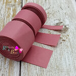 ริบบิ้นผ้าลูกฟูก สีชมพูกุหลาบ (149 Wild rose) #PC6