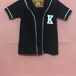 เสื้อเบสบอลผ้ากีฬาไซส์เด็ก สกรีนเปลี่ยนชื่อแต่ละคน
