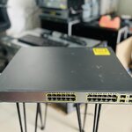 Switch Cisco 3750G 24 port gigabit layer 3 สวิทซิสโก้มือสองพร้อมใช้งาน
