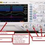 RIGOL DS1054Z 50MHz 4 chanel Digital Ossilloscope