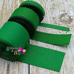 ริบบิ้นผ้าลูกฟูก สีเขียว (579 classic green) #PC25