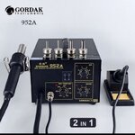 GORDAK 952A 2 in 1 เครื่องเป่าลมร้อน + หัวแร้งบัดกรี