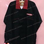 เสื้อแจ็คเก็ตผ้าไมโครสีดำ ปัก oregon