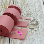 ริบบิ้นผ้าลูกฟูก สีชมพู ( 151 peony ) PC7