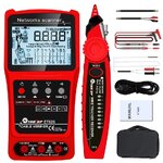 TOOLTOP ET628 3 in 1 Network Cable Tester + Multimeter + Red Light Pen 600M Network Cable