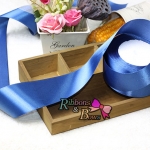 ริบบิ้นผ้าซาตินสีฟ้า ม้วน 25 หลาSA029