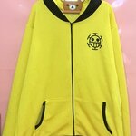 เสื้อฮู้ดวันพีชสีเหลือง