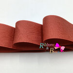 ริบบิ้น poly-cotton เกาหลี สี Cinnabar 10 หลา