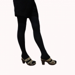 ถุงน่องรัดเส้นเลือดขอดแบบเต็มตัว สีดำ M-regular คนใส่สูงไม่เกิน160cm. ดำ