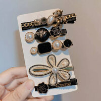 กิ๊บเกาหลี แบบสีดำ 1 แผง