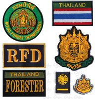 ชุดRF-K01V/พนักงานราชการทั่วไป กรมป่าไม้(1แถบ) /ตีนตุ๊กแก