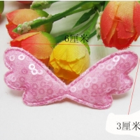 ปีกเจ้าหญิงเลื่อม สี 6 สีชมพูอ่อน#CR45