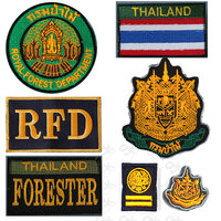 ชุดRF-K02V/พนักงานราชการทั่วไป กรมป่าไม้(2แถบ) /ตีนตุ๊กแก