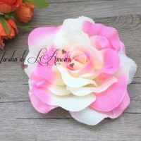 กิ๊บดอกไม้ผ้าเนื้อดี งานสไตล์เกาหลี ดอกเดียวครบ จบ งาน#CR25-5