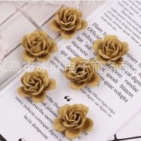 ดอกไม้ผ้า ขนาด 3 ซม. สี 6 #CR035