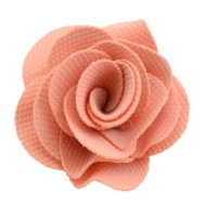 ดอกไม้ผ้า ขนาด 5 ซม. สีโอโรส#CR030