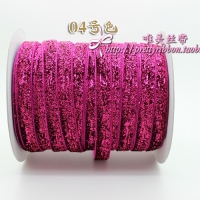 ริบบิ้นเลื่อม ขนาด 1 ซม. สี บานเย็น #CR019