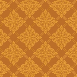 วอลเปเปอร์ลายไทย ประจำยาม ทอง 033-12