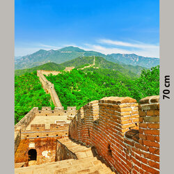 แคนวาสกรอบลอย ภาพวิวกำแพงเมืองจีน 7W-PT (2)-50X70CM