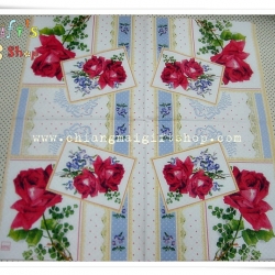 กระดาษแนปกิ้น, ลายดอกกุหลาบ, ลายดอกกุหลาบสีแดง, พื้นหลังสีขาว, ลายดอกไม้สีแดง, ลายดอกไม้, พื้นหลังสีอ่อน