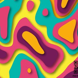 วอลเปเปอร์ภาพพิมพ์ รูปทรงสามมิติ 3DS-0004