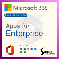 Microsoft 365 Apps for Enterprise - 1 Year Subscription