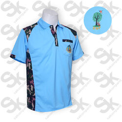 โปโลสีฟ้า ข้างลายพราง /อุทยาน(ผ้ากีฬา)-