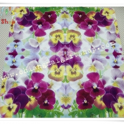 กระดาษแนปกิ้น ลายดอกpansie, ลายดอกแพนซี, ลายดอกผีเสื้อ, ลายดอกไม้สีม่วง, ลายดอกไม้สีเหลือง, ลายดอกไม้สีขาว, พื้นหลังสีอ่อน