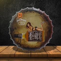 ป้ายสังกะสี ป้ายฝาจีบ ตกแต่งผนัง สไตล์ วินเทจ เเต่งร้าน เเต่งบ้าน พร้อมส่งจากไทย!!