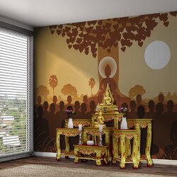 ภาพพระพุทธเจ้าเผยแพร่ศาสนา JTHA-48