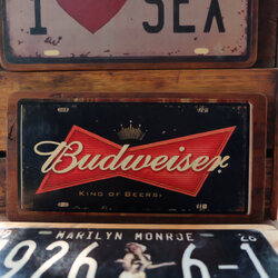 งานรีโปรบนไม้เก่า แผ่นป้ายไม้ รูปภาพบนไม้สไตล์ภาพเก่า วินเทจ คละ ของตกเเต่งบ้าน