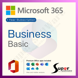 Microsoft 365 Business Basic - 1 Year Subscription