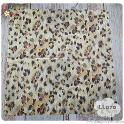 กระดาษแนปกิ้น ลายหนังเสือดาว ลายหนังเสือดาวดำน้ำตาลเหลืองขาว ลายหนังเสือ Leonard light brown ลายหนังสัตว์