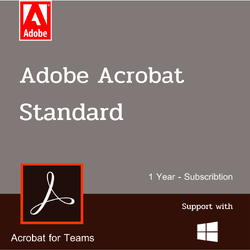 Adobe Acrobat Standard for teams (Subscription)