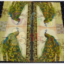 กระดาษแนปกิ้น ลายนกยูงสวยงาม