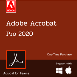 Adobe Acrobat Pro 2020 Multiple Platforms AOO (Perpetual License)