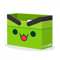 LnwShop All Purpose "Basket" Box เขียว