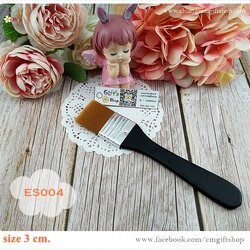 แปรงขนไนล่อนด้ามดำสำหรับทาสี ทากาว และทาน้ำยาเคลือบเงา (3 cm) , แปรงเดคูพาจ, อุปกรณ์เดคูพาจเบื้องต้น, แบบ 1 ด้าม