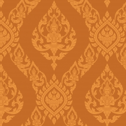 วอลเปเปอร์ลายไทย ลายเทพพนม ทอง 099-12