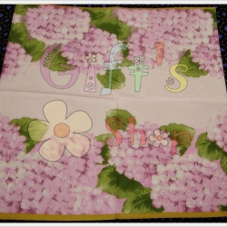 กระดาษแนปกิ้นยุโรป, ลายดอกไฮเดรนเยีย, ลายดอกไม้สีชมพู, ลายดอกไฮเดรนเยียสีชมพู, ลายดอกไม้โทนสีชมพู, ลายดอกไม้ใหญ่ๆ, พื้นหลังสีชมพูอ่อน, พื้นหลังสีอ่อน